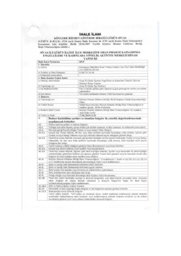 Page 1 Page 2 4.1.11.2 Ísteklinìn Bilançosu veya esdeger belgeleri