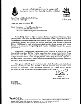 tebliğ no-89 - İstanbul Büyükşehir Belediyesi