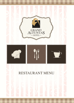 Men&uuml;`y&uuml; G&ouml;ster - Grand Altuntaş Hotel
