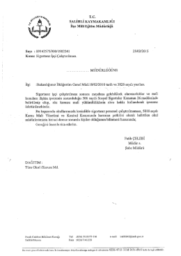 T.c. sALI`HLİ KAYMAKAMLIĞI - Salihli İl&ccedil;e Milli Eğitim M&uuml;d&uuml;rl&uuml;ğ&uuml;