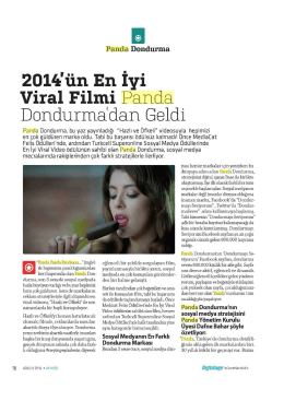 2014`&uuml;n en iyi viral filmi panda dondurma`dan geldi