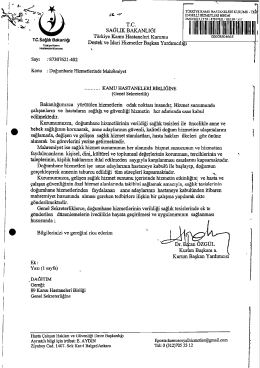 A&ccedil; - T&uuml;rkiye Kamu Hastaneleri Kurumu