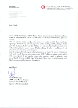 Referans Mektubu İ&ccedil;in Tıklyınız