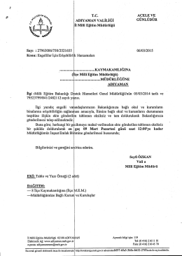 Engelliler İ&ccedil;in Erişebilirlik Harcamaları (İVEDİ)