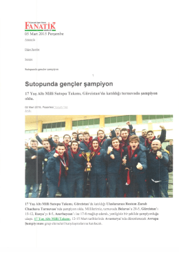2 mart 2015 fanatik