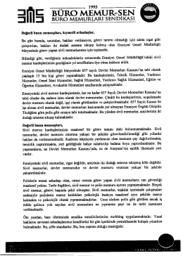 basın a&ccedil;ıklama metni i&ccedil;in tıklayınız - B&uuml;ro Memur-Sen