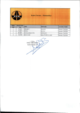 Merkez Teşkilatı Matematik&ccedil;i