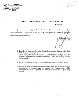 İm - T&uuml;rkiye B&uuml;y&uuml;k Millet Meclisi