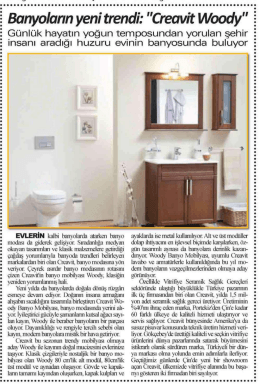 Banyoların Yeni Trendi: "Creavit Woody"