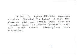 Tıp Balosu