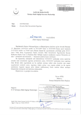 II II Illlll - K&uuml;tahya Halk Sağlığı M&uuml;d&uuml;rl&uuml;ğ&uuml;