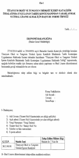 Ekler için tıklayınız