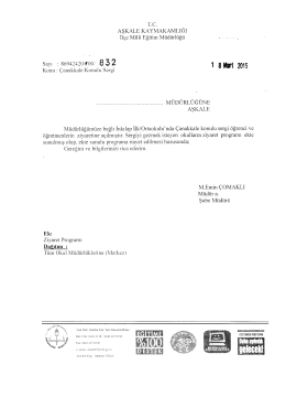 18 Mart &Ccedil;anakkale Sergisi - erzurum