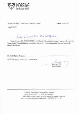 Eğitim Duyurusu - Dicle Üniversitesi