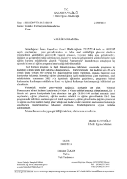 Scanned Document - Adapazarı İlçe Milli Eğitim Müdürlüğü