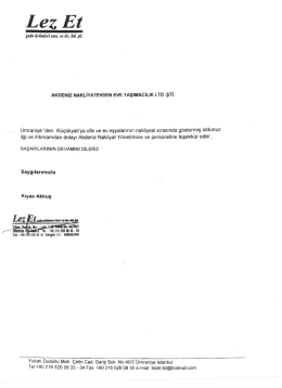 Lez Et - Akdeniz Nakliyat