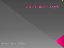 Bilişim Teknik Slaytı