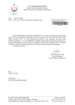 A&ccedil; - T&uuml;rkiye Kamu Hastaneleri Kurumu