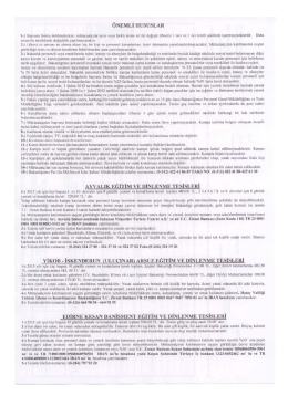 T.C. İ&ccedil;işleri Bakanlığı`nın 2015 Yaz Kampı Hakkında Duyuru