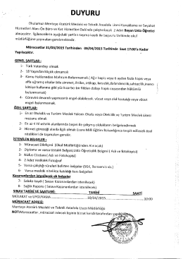 duyuru - menteşe il&ccedil;e milli eğitim m&uuml;d&uuml;rl&uuml;ğ&uuml;