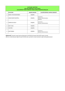 İstanbul Ticaret Üniversitesi