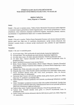 A&ccedil; - T&uuml;rkiye Kamu Hastaneleri Kurumu