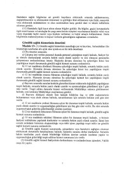 Hastaların sağlık bilgilerine alı gerekli kayıtların elektronik ortamda