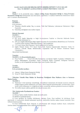 Ankara 2. B&ouml;lge Kamu Hastaneler Birliği Protokol&uuml;