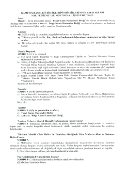 Tokat Protokolü (Pdf Dokümanı) - Ankara 1. Bölge Kamu Hastaneleri