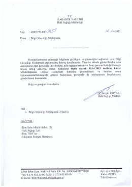tıklayınız - Karabük Halk Sağlığı Müdürlüğü