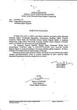 A&ccedil; - T&uuml;rkiye Kamu Hastaneleri Kurumu