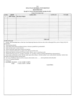 T.C. - S&uuml;leyman Demirel &Uuml;niversitesi