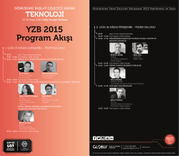 Fener Salonu Konferans Programı
