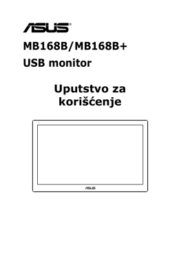 MB168B/MB168B+ USB monitor Uputstvo za korišćenje