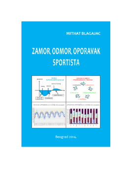 knjiga "Zamor, odmor i oporavak sportista", prof. dr Mithat Blagajac