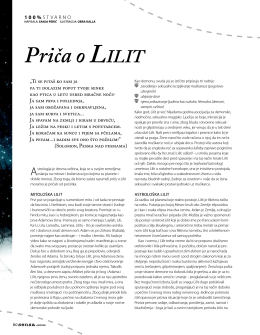 Priča o Lilit (objavljeno u Sensi) - Astrologija