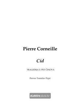 Pierre Corneille Cid