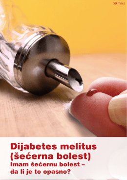 Dijabetes melitus (šećerna bolest)