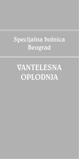 VANTELESNA OPLODNJA - Specijalna bolnica Beograd