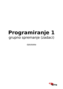Programiranje 1