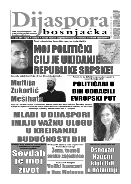 moj politički cilj je ukidanje republike srpske!