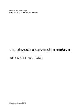 uključivanje u slovenačko društvo