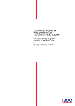 Izveštaj nezavisnog revizora za 2010. godinu ( 3,43 MB)