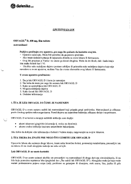 Uputstvo za KORISNIKA
