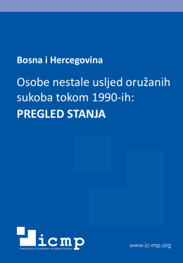 Osobe nestale usljed oružanih sukoba tokom 1990-ih