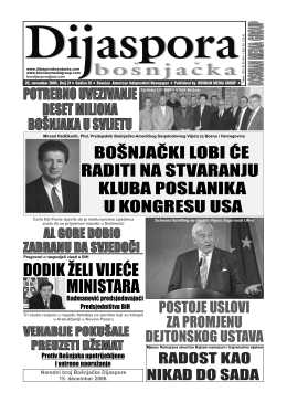 Dijaspora Nov 2006 - Bosnian Media Group