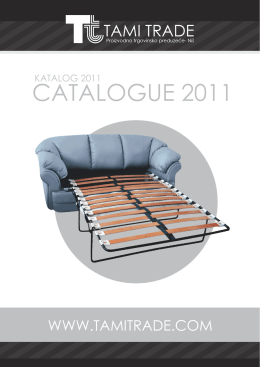 TAMI TRADE PDF catalogue 2011