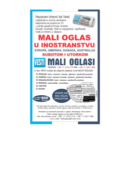 mali oglasi web Info Media Press krive