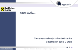 Case Study Raiffeisen SRB