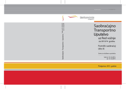 STU (dio A) za 2013-2014.pdf - Željeznički prevoz Crne Gore